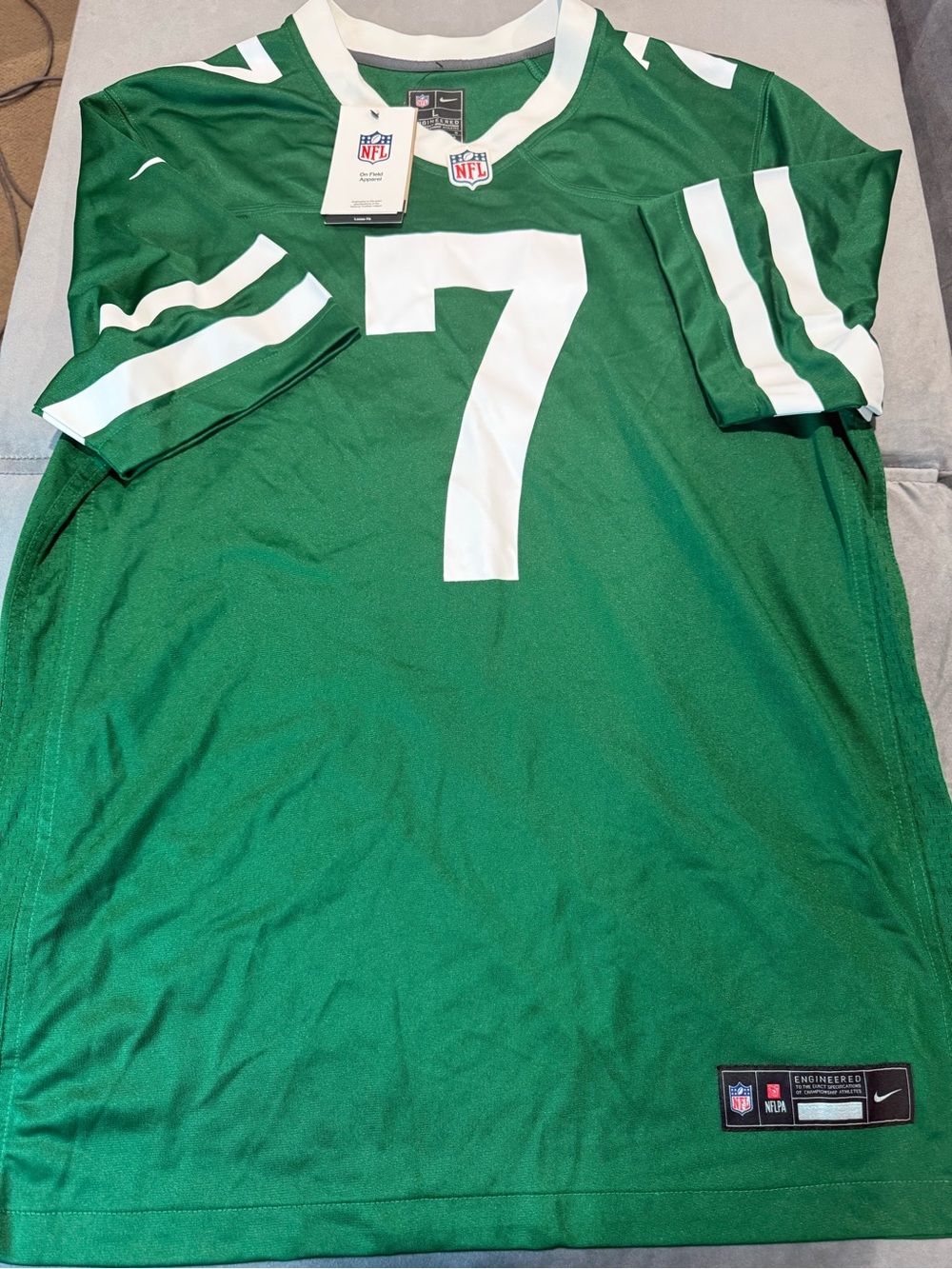 Nike NFL NY JETS Green #7 Men's Football Jersey